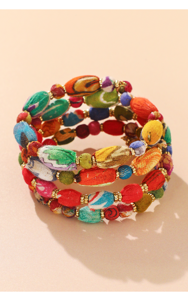 Caravan Coil Upcycled Bracelet