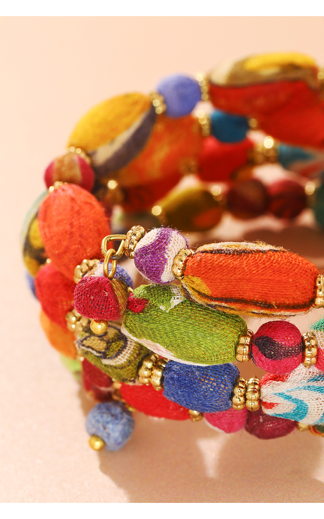 Caravan Coil Upcycled Bracelet