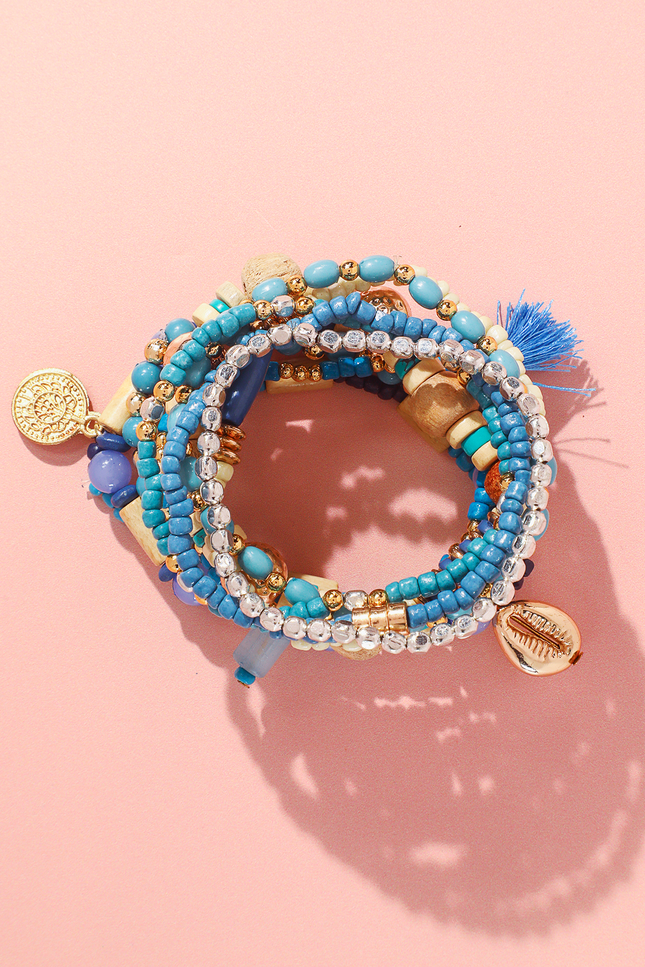 Laguna Beads Stackable Bracelet