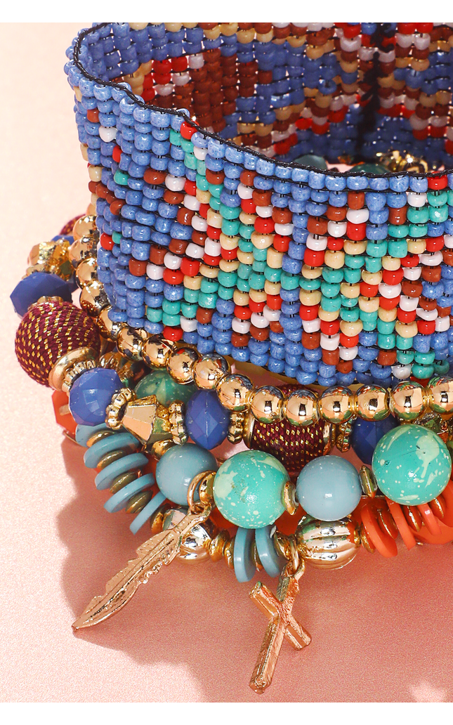 Canyon Tapestry Beaded Bracelet