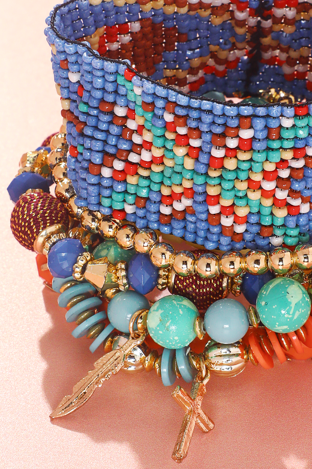 Canyon Tapestry Beaded Bracelet