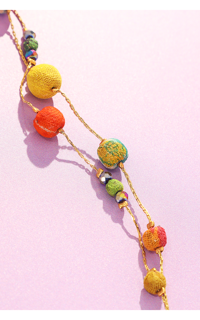 Upcycled Entwined Charm Necklace