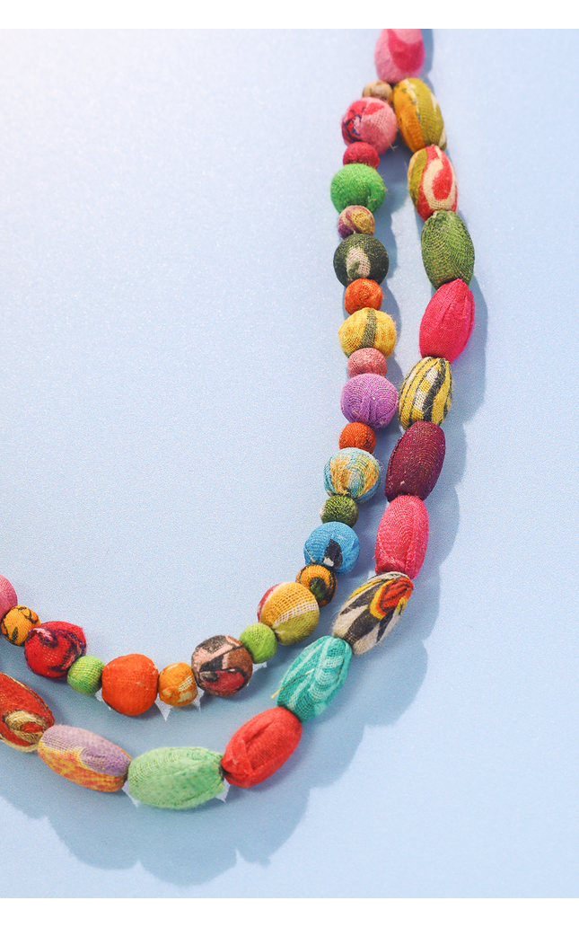 Double Delight Beaded Necklace