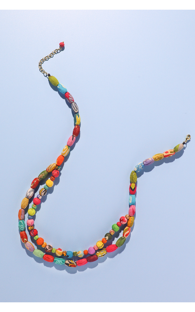 Double Delight Beaded Necklace