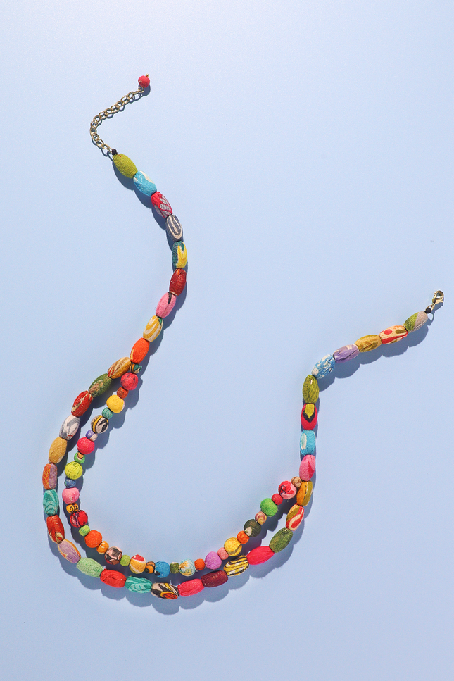Double Delight Beaded Necklace