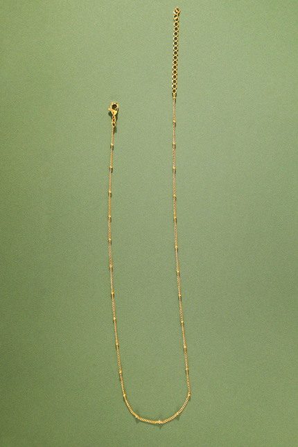 Laurel Beaded Chain Necklace