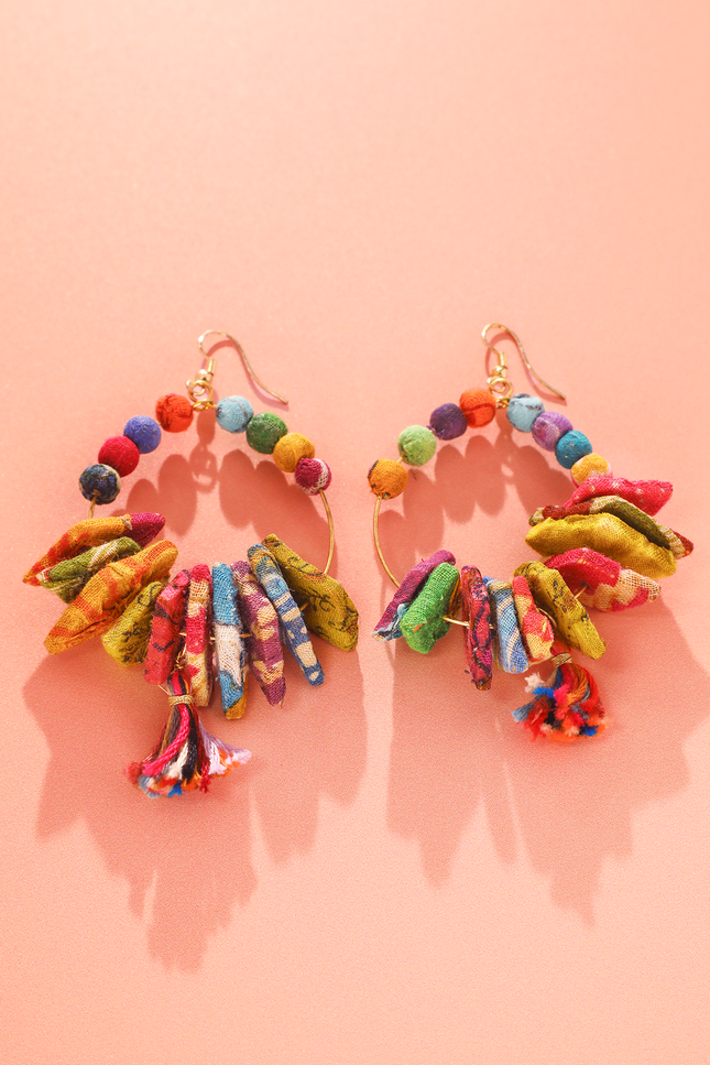 Upcycled Country Nova Earrings