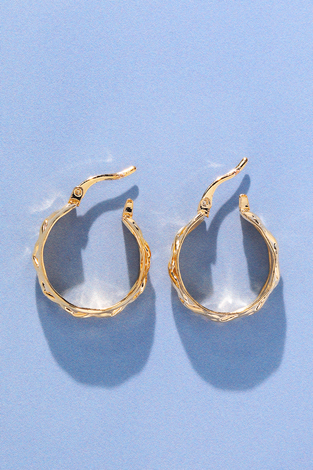 Tuscany Twist Hoop Earrings