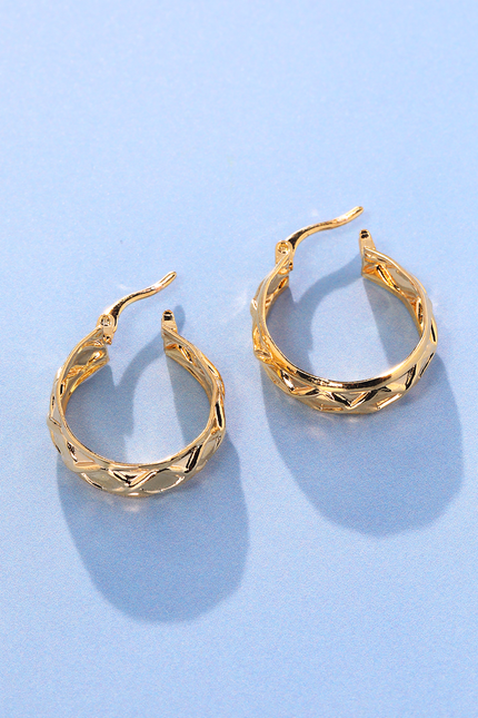 Tuscany Twist Hoop Earrings
