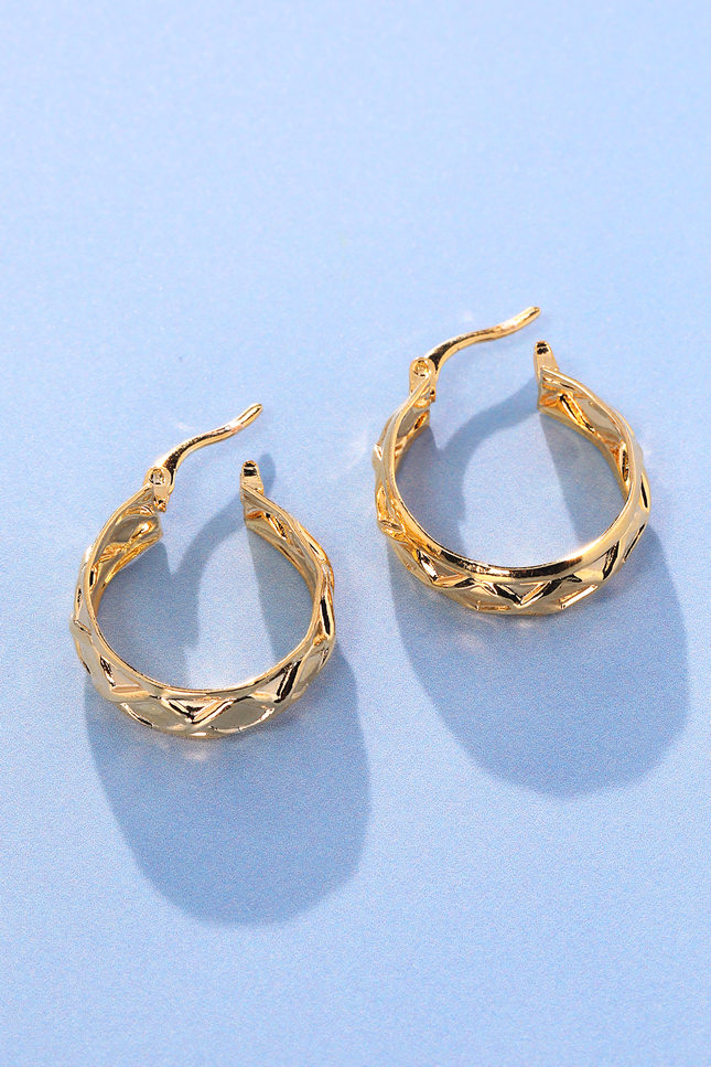 Tuscany Twist Hoop Earrings