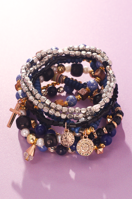 Midnight Rider Stack Bracelet
