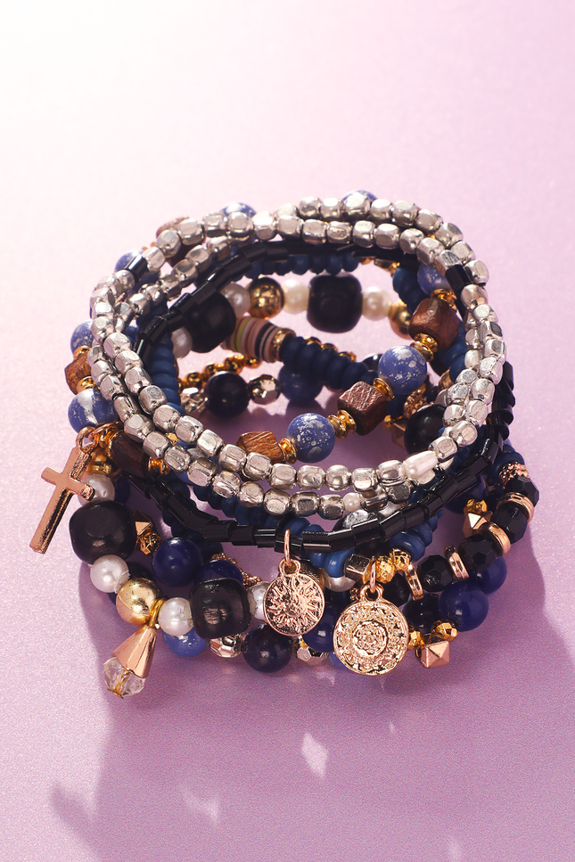 Midnight Rider Stack Bracelet