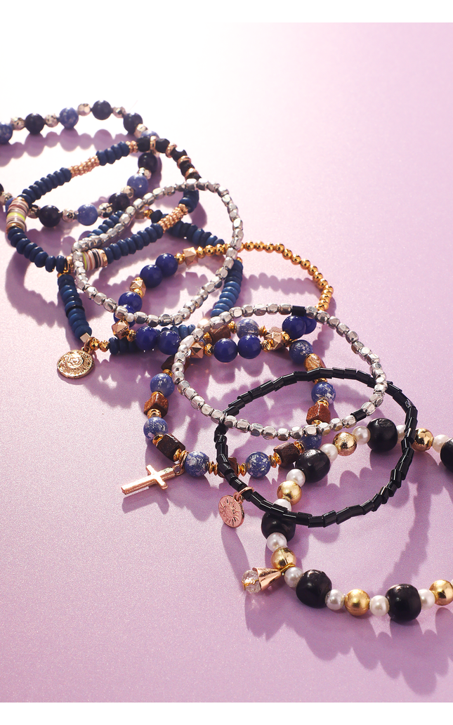 Midnight Rider Stack Bracelet