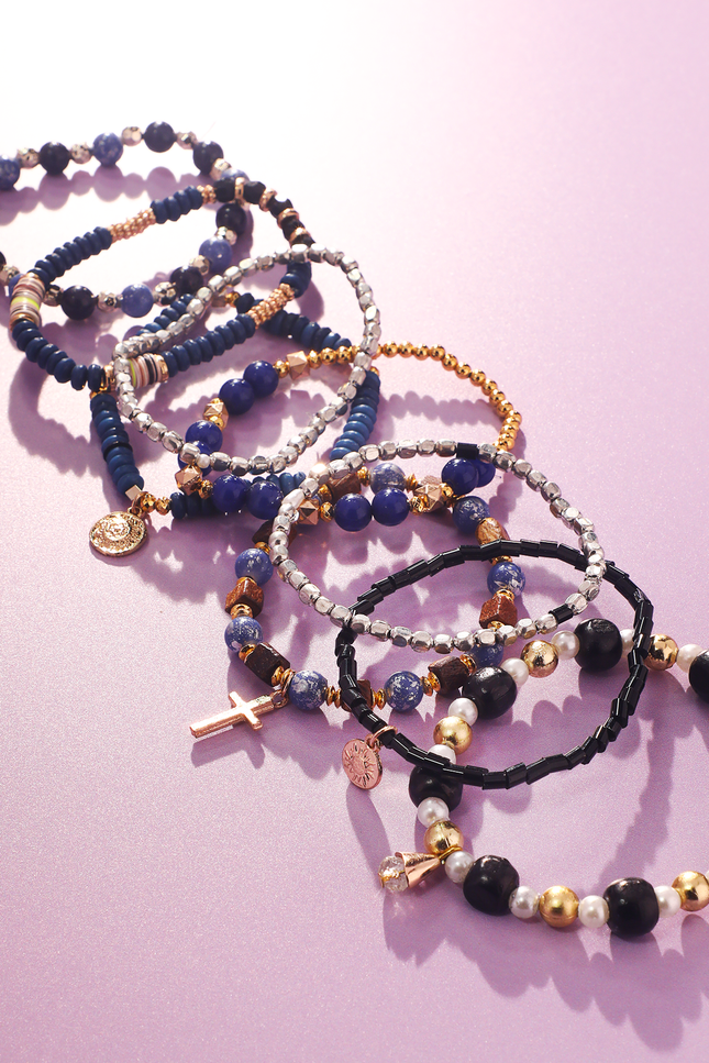 Midnight Rider Stack Bracelet