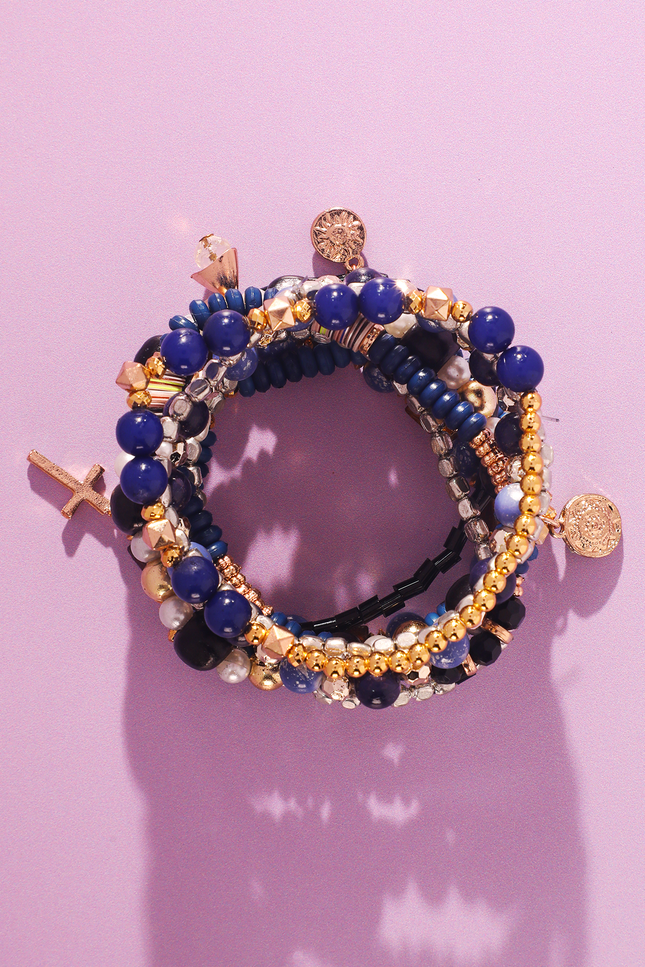 Midnight Rider Stack Bracelet
