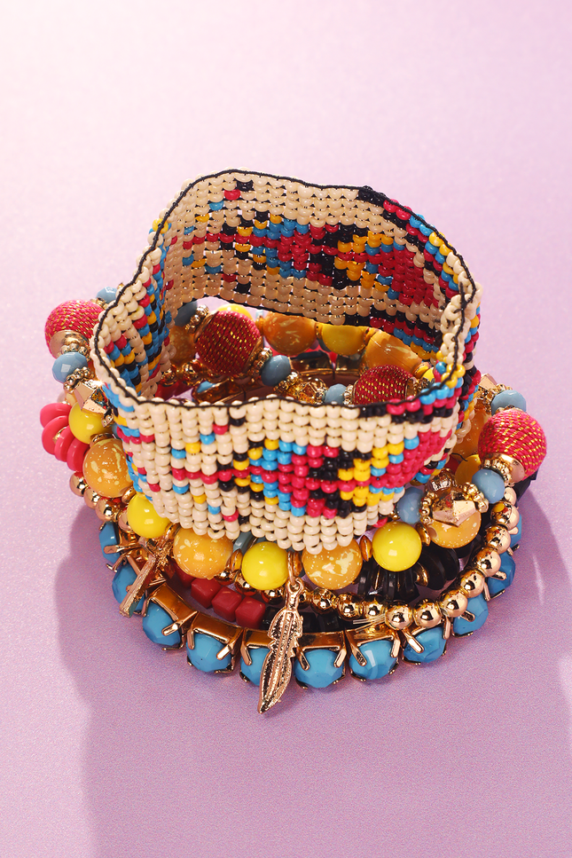 Canyon Tapestry Beaded Bracelet