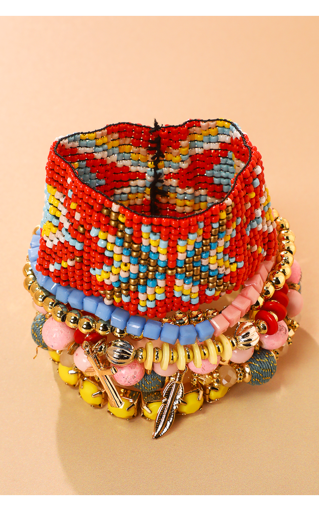 Canyon Tapestry Beaded Bracelet