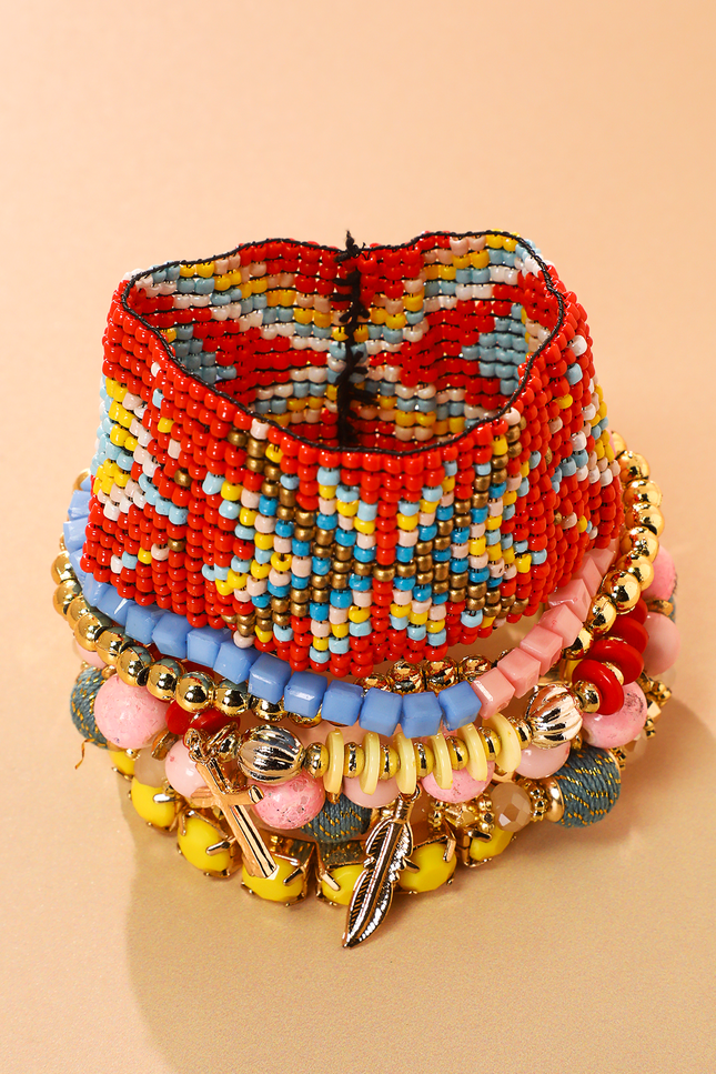 Canyon Tapestry Beaded Bracelet