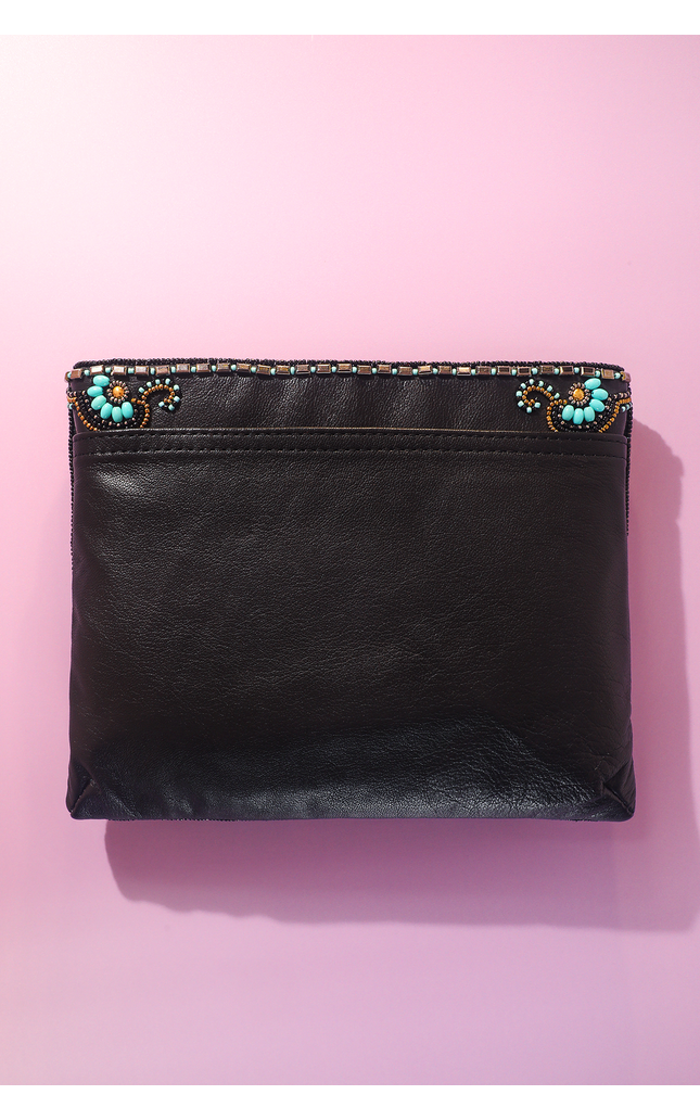 Turquoise Trailblazer Beaded Crossbody