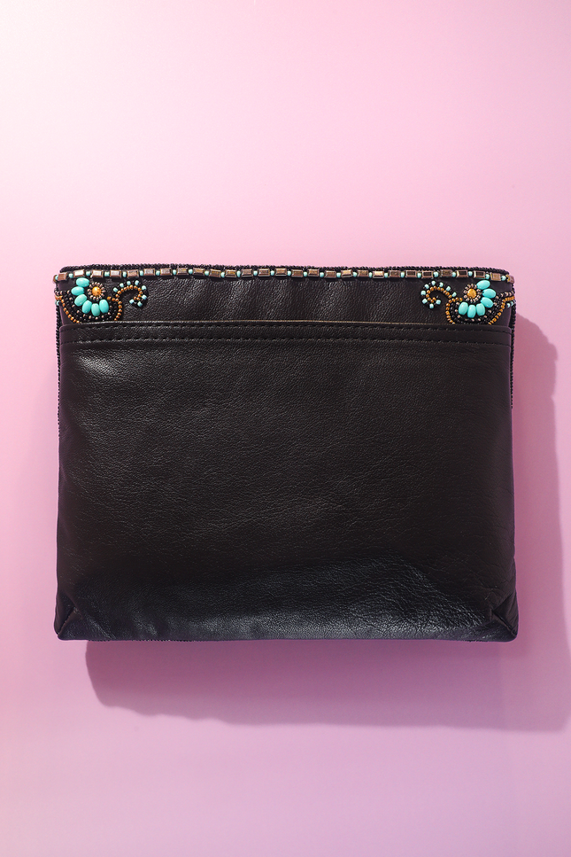 Turquoise Trailblazer Beaded Crossbody
