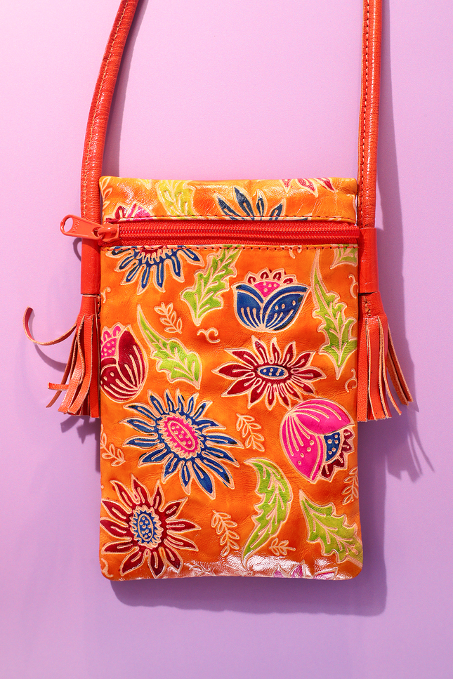 Saffron Trail Cellphone Bag