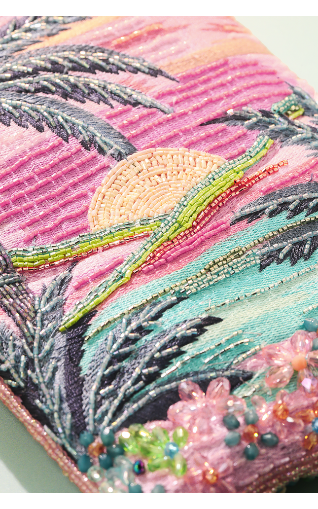 Retro Tide Beaded Crossbody Bag