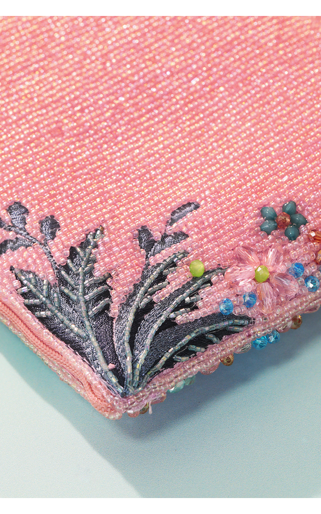 Retro Tide Beaded Crossbody Bag