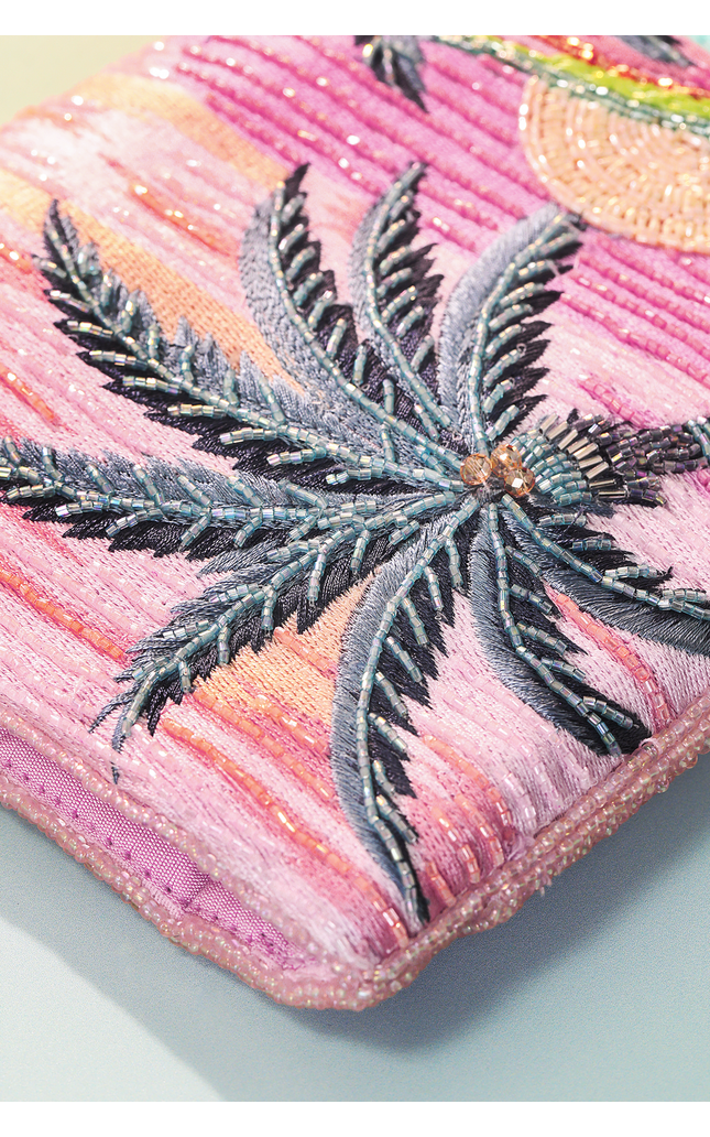 Retro Tide Beaded Crossbody Bag