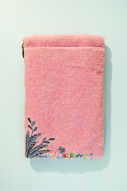 Retro Tide Beaded Crossbody Bag