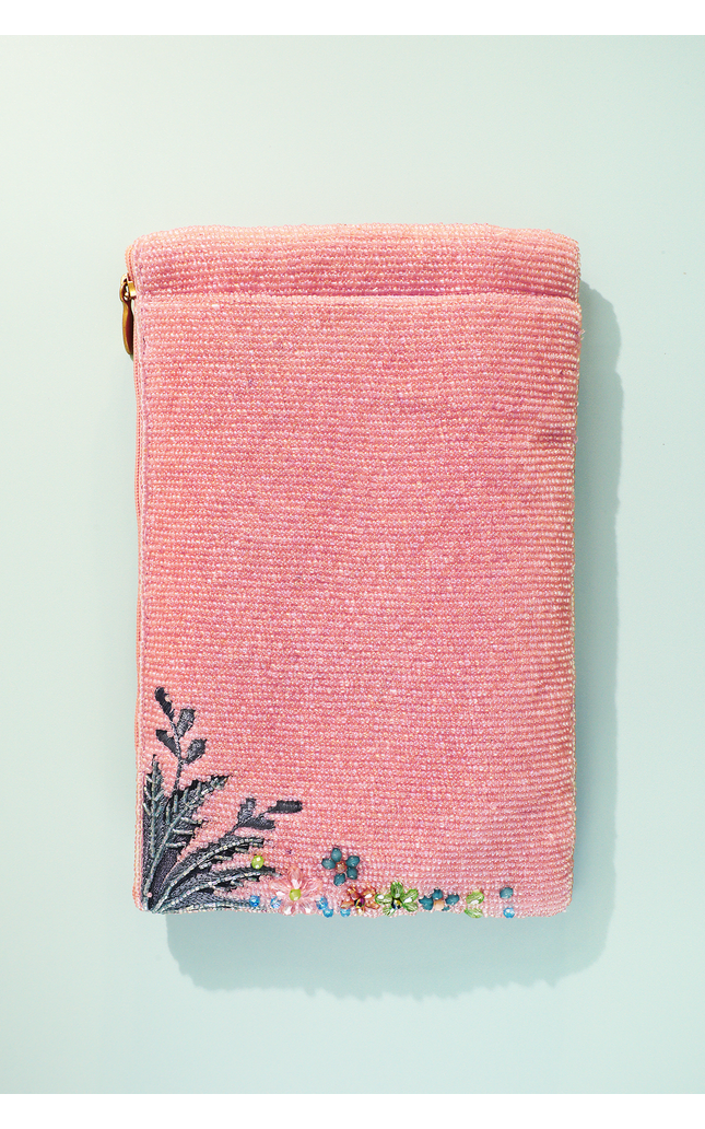 Retro Tide Beaded Crossbody Bag