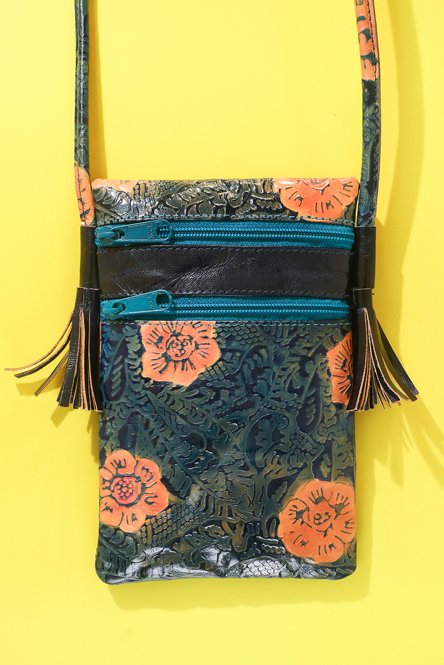 Electric Bloom Cellphone Bag