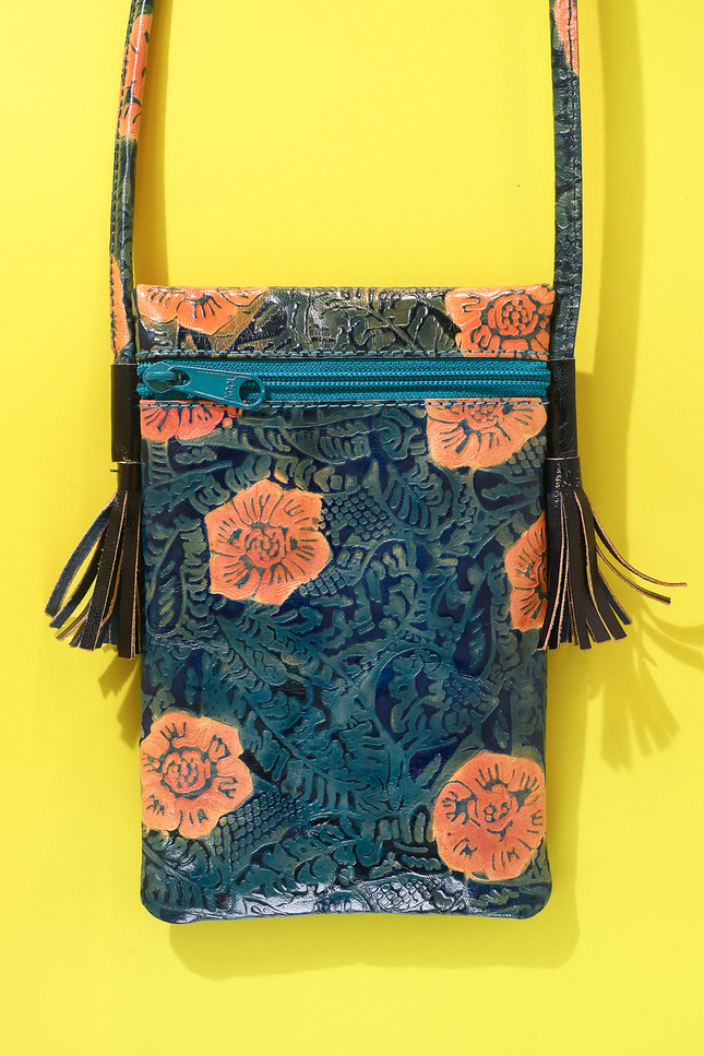 Electric Bloom Cellphone Bag