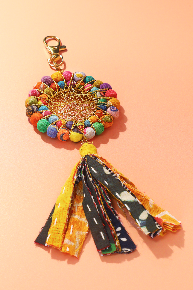 Carmela Upcycled Keychain