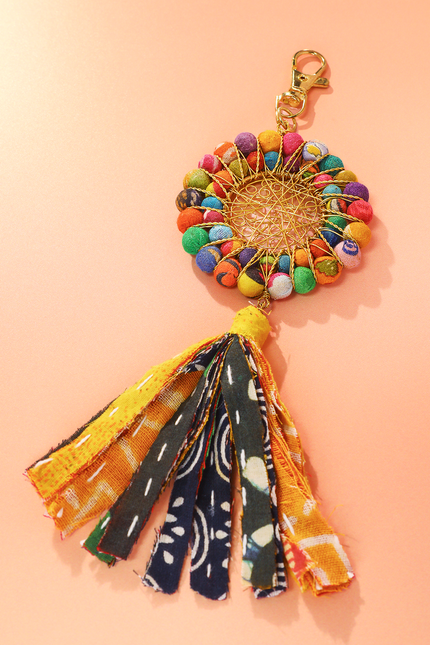 Carmela Upcycled Keychain