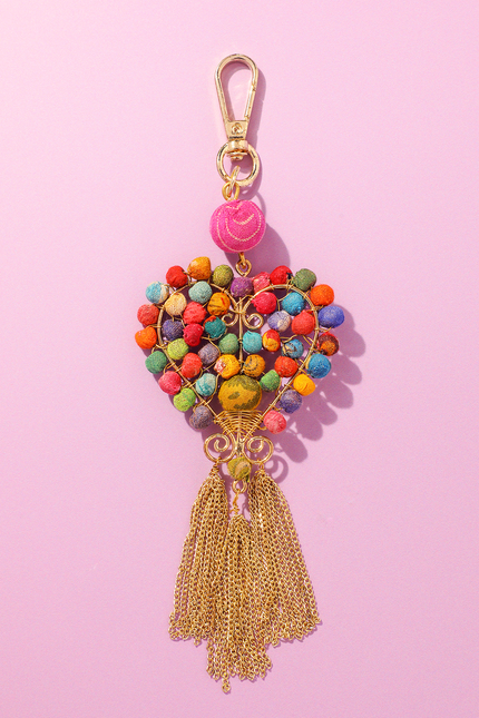 Radiant Heart Keychain