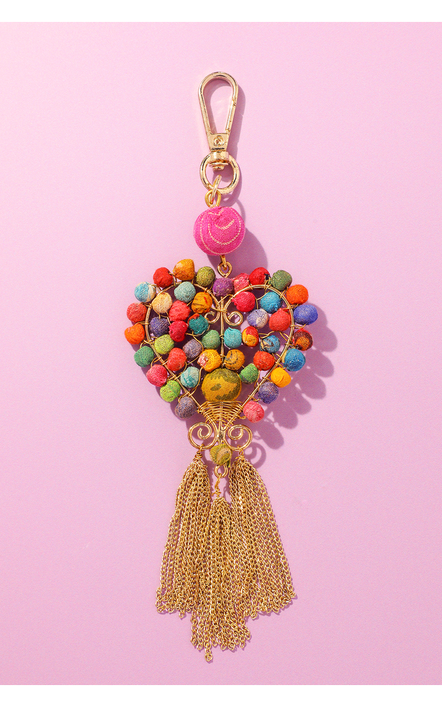 Radiant Heart Keychain