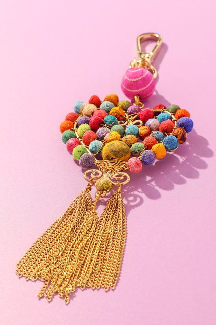 Radiant Heart Keychain