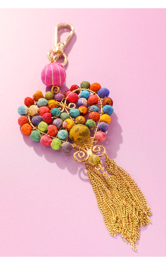 Radiant Heart Keychain