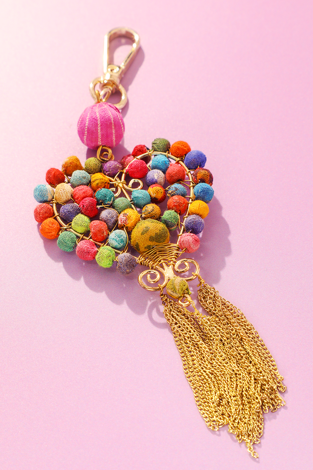 Radiant Heart Keychain