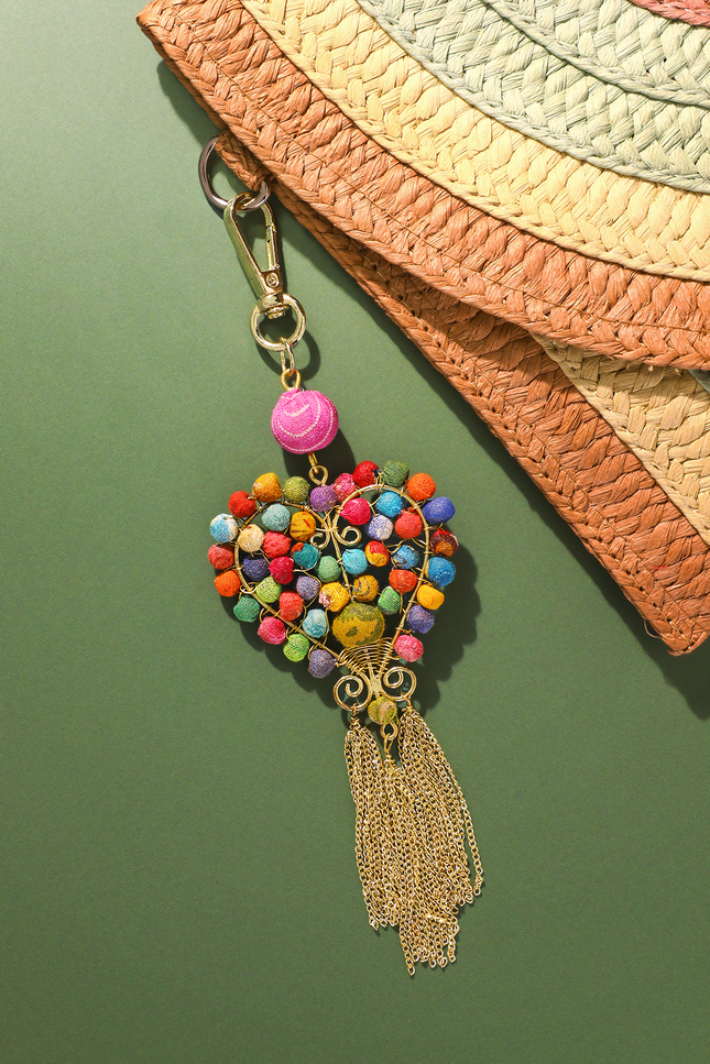 Radiant Heart Keychain