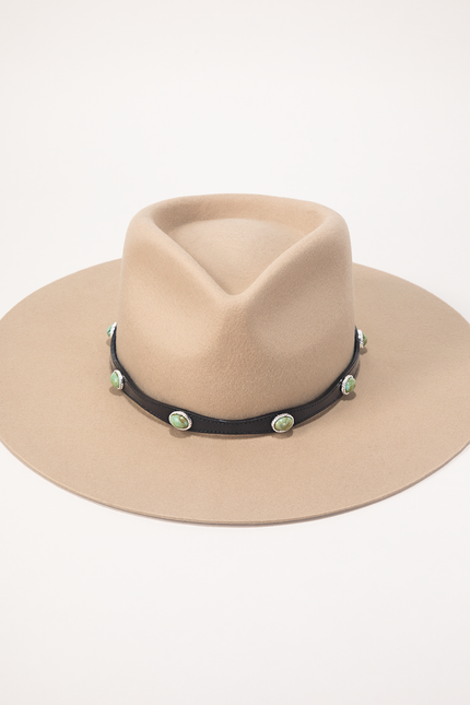 Sundance Stone Leather Hat Band