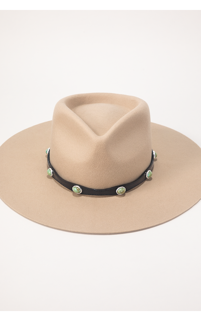 Sundance Stone Leather Hat Band