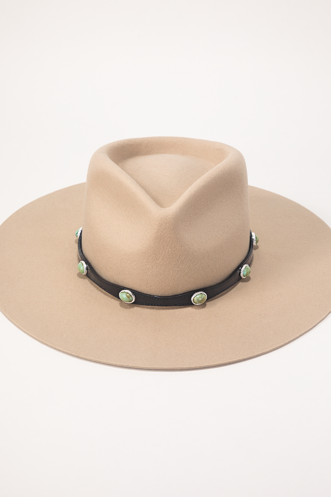Sundance Stone Leather Hat Band