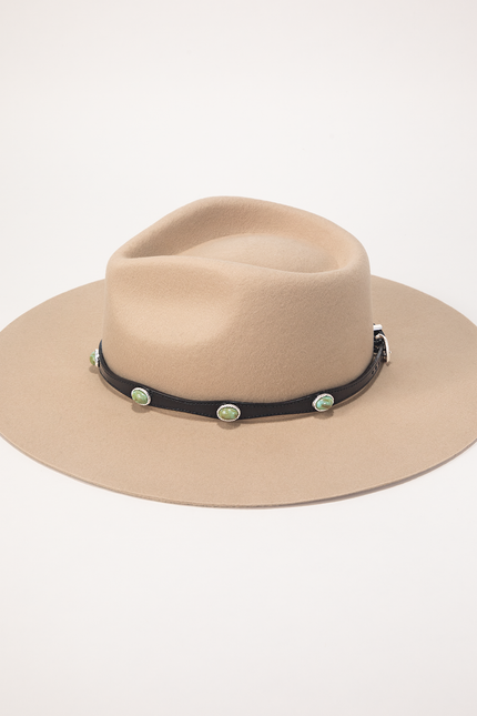Sundance Stone Leather Hat Band