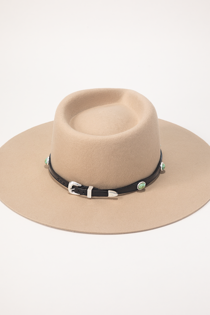 Sundance Stone Leather Hat Band