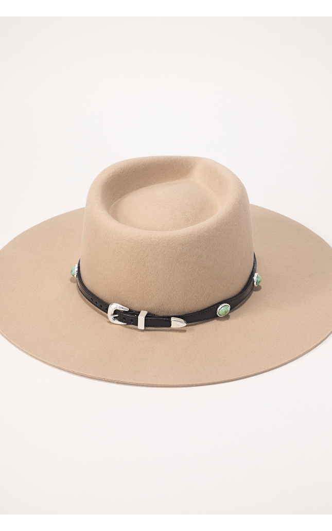 Sundance Stone Leather Hat Band