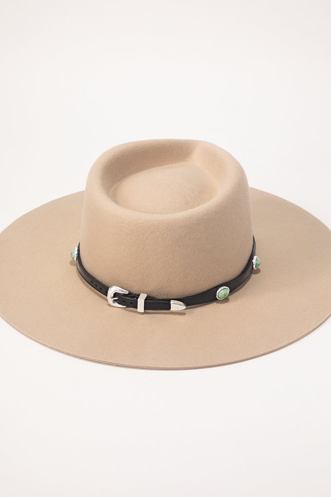 Sundance Stone Leather Hat Band