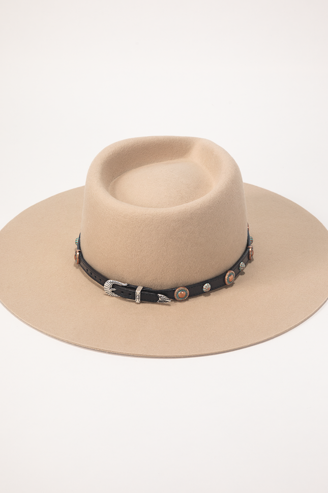 Copper Trail Leather Hat Band