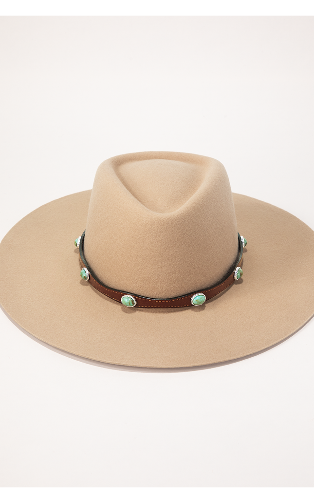 Sundance Stone Leather Hat Band