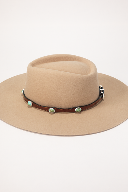 Sundance Stone Leather Hat Band